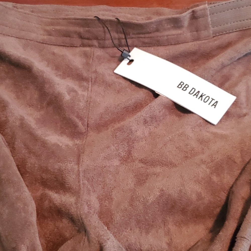 Faux suede leggings